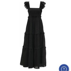Cupshe Black Tiered Maxi Dress